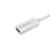 Techly DisplayPort 1.2 kištukas / HDMI lizdas adapteris 15 cm baltas IADAP DP-HDMIF2