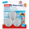Universalūs kabliukai Tesa Powerstrips Hooks Small ROUND