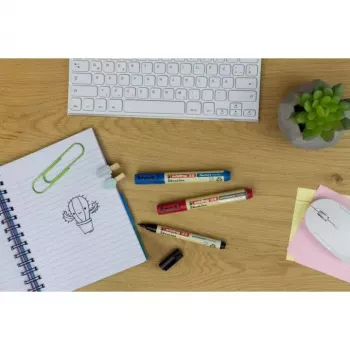 Marker Edding EcoLine 32 Kaltinis antgalis Juodas