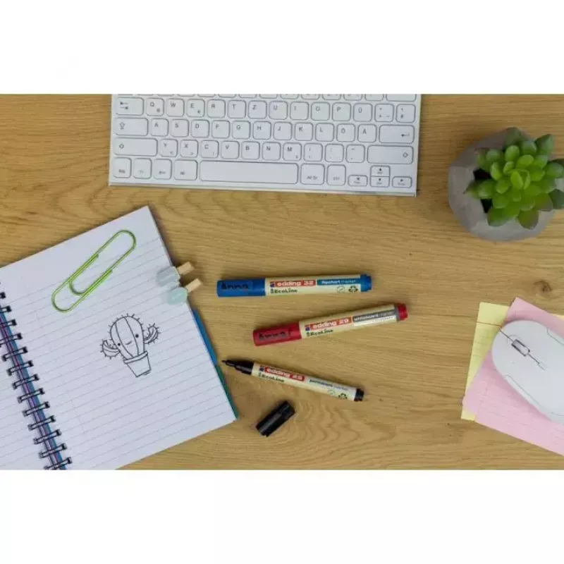 Marker Edding EcoLine 32 Kaltinis antgalis Juodas
