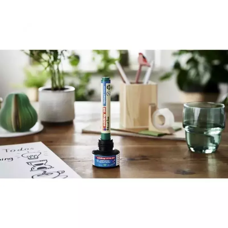 Marker Edding EcoLine 32 Kaltinis antgalis Juodas