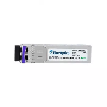 Skaidulinės optikos SFP siųstuvas-imtuvas BlueOptics BTI-SFP-GBDC20L-DD-49/31S-BO, cSFP, 1250 Mbit/s, metalinis korpusas, sidabrinis