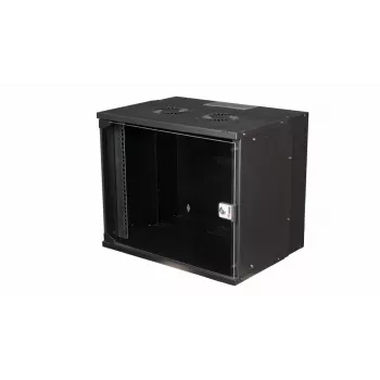 Equip Eco Mount 19' spinta, 09U, 540X400MM, RAL9005 juoda