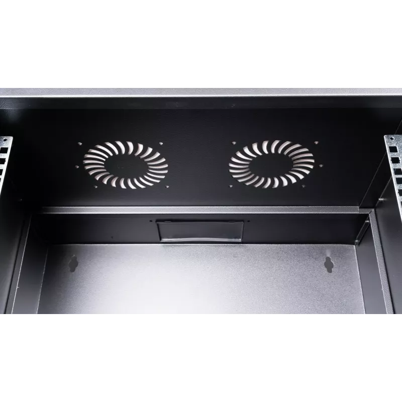 Equip Eco Mount 19' spinta, 09U, 540X400MM, RAL9005 juoda