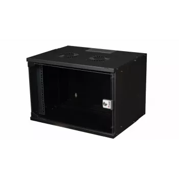 Equip Eco Mount 19' Spinta, 07U, 540X400MM, RAL9005 Juoda
