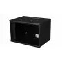 Equip Eco Mount 19' Spinta, 07U, 540X400MM, RAL9005 Juoda