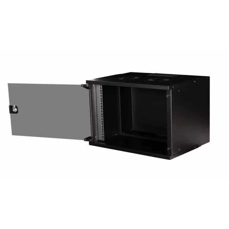 Equip Eco Mount 19' Spinta, 07U, 540X400MM, RAL9005 Juoda