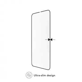 dbramante1928 eco-shield - Galaxy S23 - Juoda edge Grūdinto stiklo ekrano apsauga