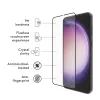 dbramante1928 eco-shield - Galaxy S23 - Juoda edge Grūdinto stiklo ekrano apsauga