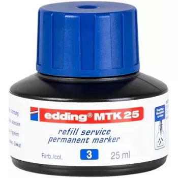 Markerio rašalo papildymas Edding MTK 25 Mėlynas 25 ml 1 vnt.
