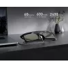 DANGBEI aktyvūs stereoskopiniai 3D akiniai, Micro-USB, juodi