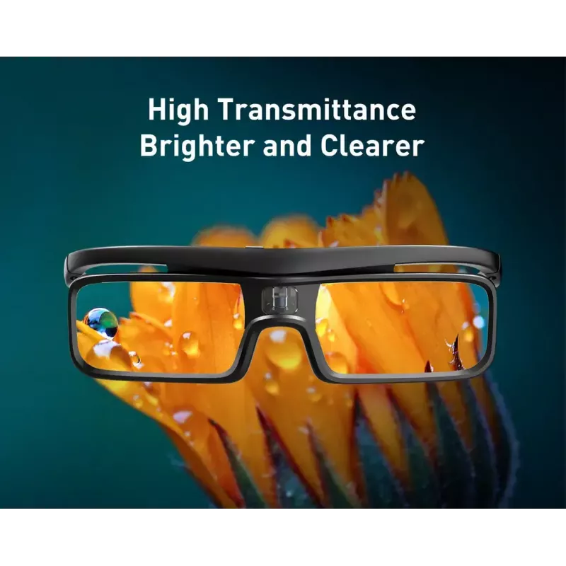 DANGBEI aktyvūs stereoskopiniai 3D akiniai, Micro-USB, juodi