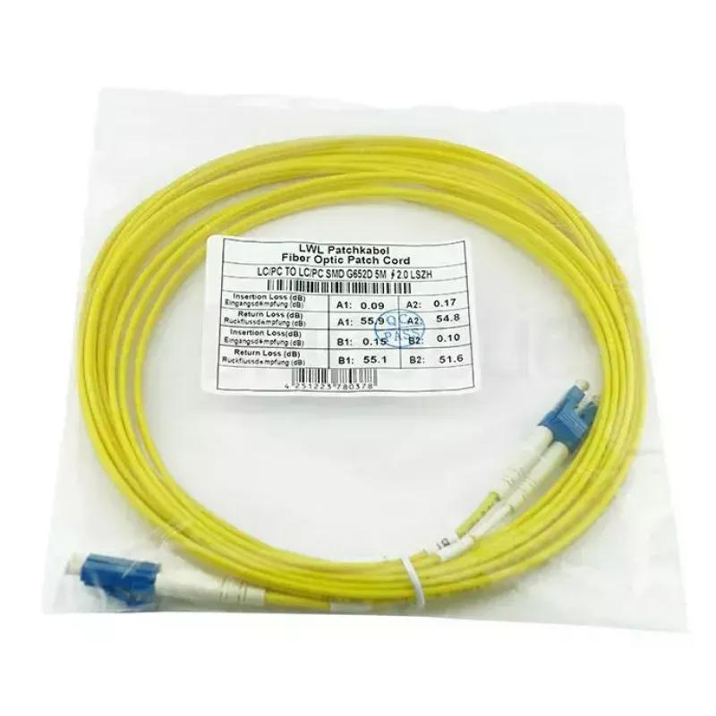 Šviesolaidinis kabelis BlueOptics CAB-SMF-LC-LC-7-BO 7,5 m G.657.A1 LC LC