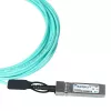 BlueOptics InfiniBand / šviesolaidinis kabelis SFP28 — 25 m, kištukas–kištukas, mėlynai žalsva/juoda