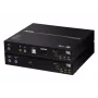 ATEN True 4K DP/HDMI optinis KVM 10 km, siųstuvas ir imtuvas, laidinis, 10000 m, 4096 x 2160 pikselių, juoda, metalas