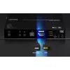 ATEN True 4K DP/HDMI optinis KVM 10 km, siųstuvas ir imtuvas, laidinis, 10000 m, 4096 x 2160 pikselių, juoda, metalas