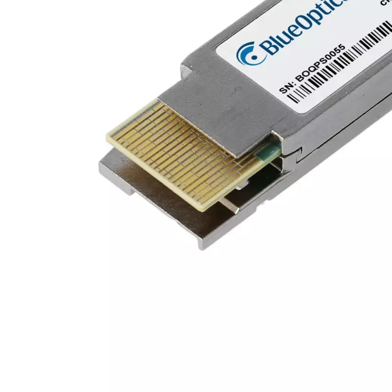 Tinklo siųstuvas-imtuvas BlueOptics BO29X854S1D-BO QSFP-DD šviesolaidinis 400000 Mbit/s sidabrinis metalas