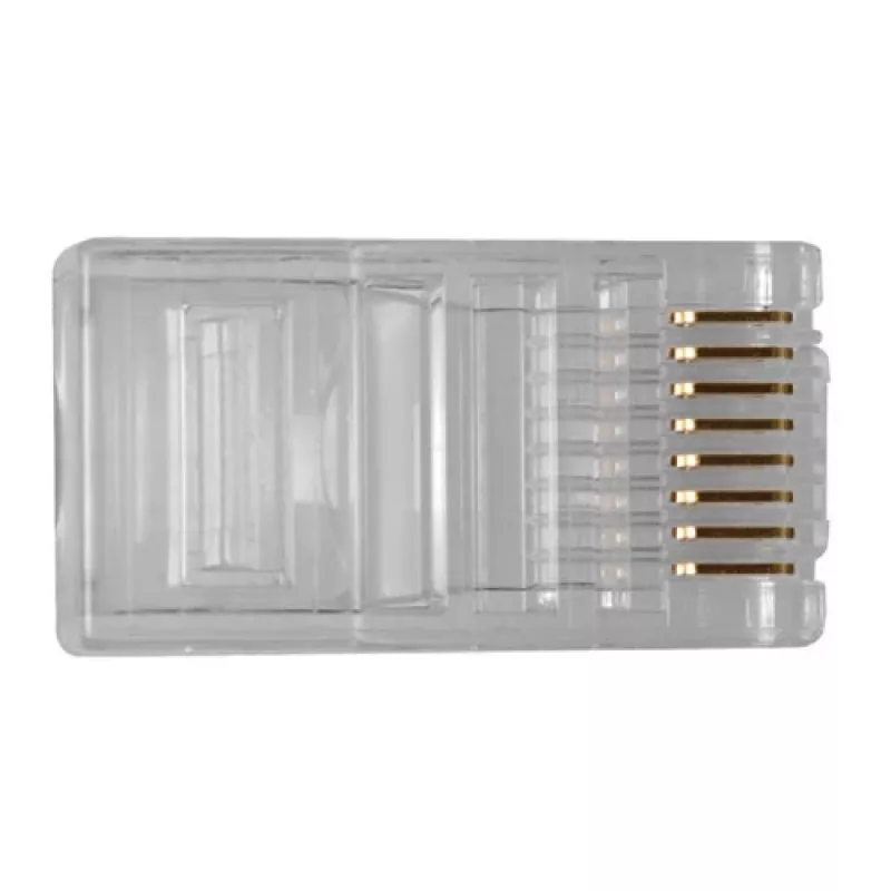 ACT RJ45 (8P/8C) modulinė jungtis apvaliam kabeliui su vytos gijos laidais
