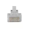 ACT RJ45 (8P/8C) modulinė jungtis apvaliam kabeliui su vytos gijos laidais