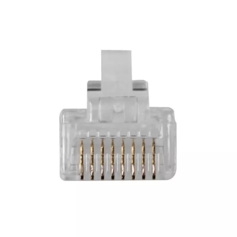 ACT RJ45 (8P/8C) modulinė jungtis apvaliam kabeliui su vytos gijos laidais