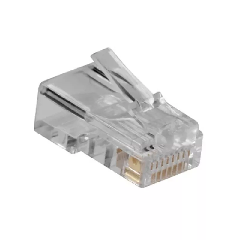 ACT RJ45 (8P/8C) modulinė jungtis apvaliam kabeliui su vytos gijos laidais
