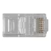 ACT RJ45 (8P/8C) modulinė jungtis apvaliam kabeliui su vytos gijos laidais