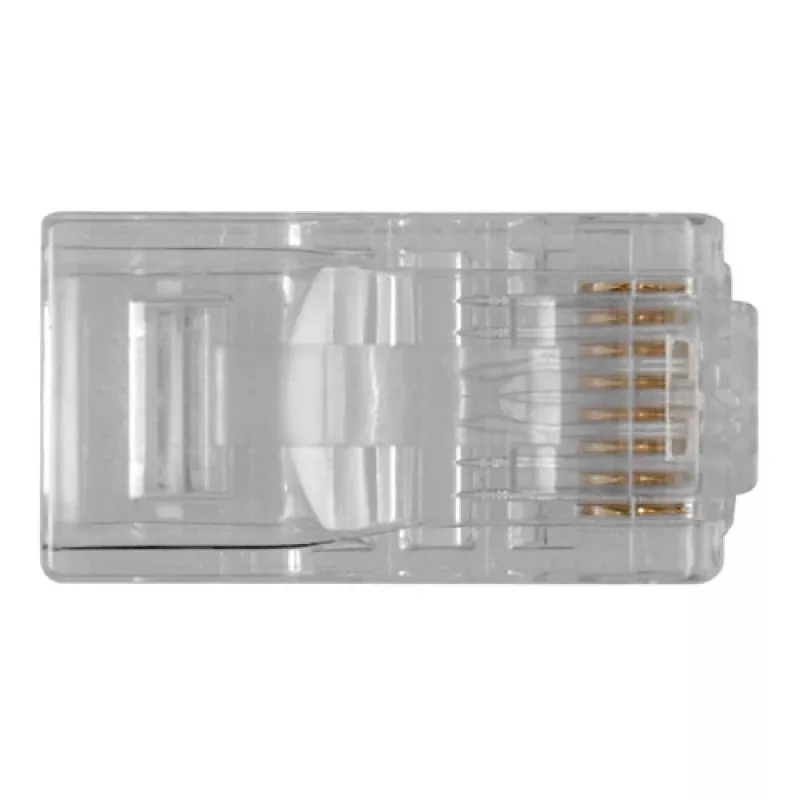 ACT RJ45 (8P/8C) modulinė jungtis apvaliam kabeliui su vytos gijos laidais
