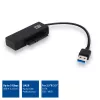 ACT USB 3.2 Gen1 į 2,5/3,5 colio SATA adapterio kabelis SSD/HDD