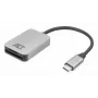 Kortelių skaitytuvas ACT AC7056 USB 3.2 Gen 1 Type-C pilkas MicroSD SD