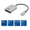 Kortelių skaitytuvas ACT AC7056 USB 3.2 Gen 1 Type-C pilkas MicroSD SD