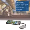 Kortelių skaitytuvas ACT AC7056 USB 3.2 Gen 1 Type-C pilkas MicroSD SD