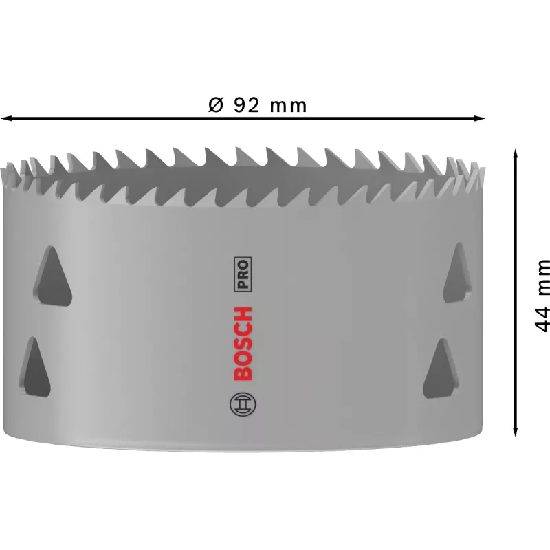 Skylinė pjūkla Bosch PRO Multi Material 44/92 mm — vienetinis, skirtas gręžtuvui, gipso kartonui, metalui, plastikui, spygliuočių medienai