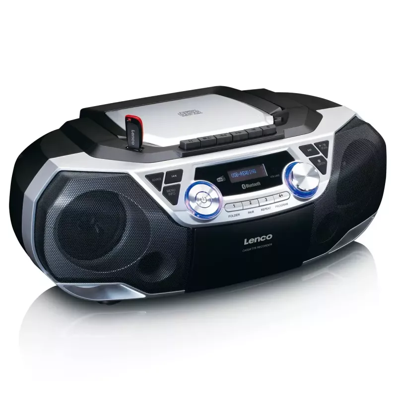 Nešiojamas radijas Lenco SCD-720SI Skaitmeninis imtuvas DAB FM 2 krypčių garsiakalbis