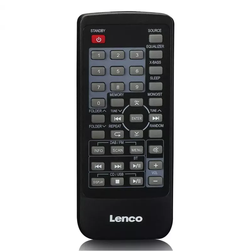 Nešiojamas radijas Lenco SCD-720SI Skaitmeninis imtuvas DAB FM 2 krypčių garsiakalbis