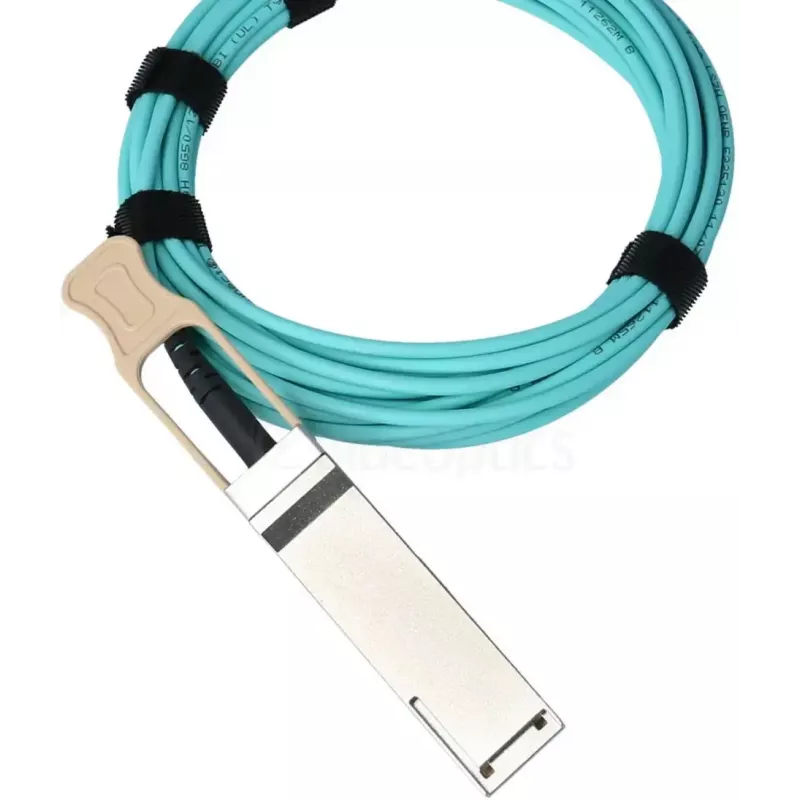 Šviesolaidinis InfiniBand laidas BlueOptics B4QZ-BO QSFP56–QSFP56, 15 m, oranžinis, kištukas–kištukas