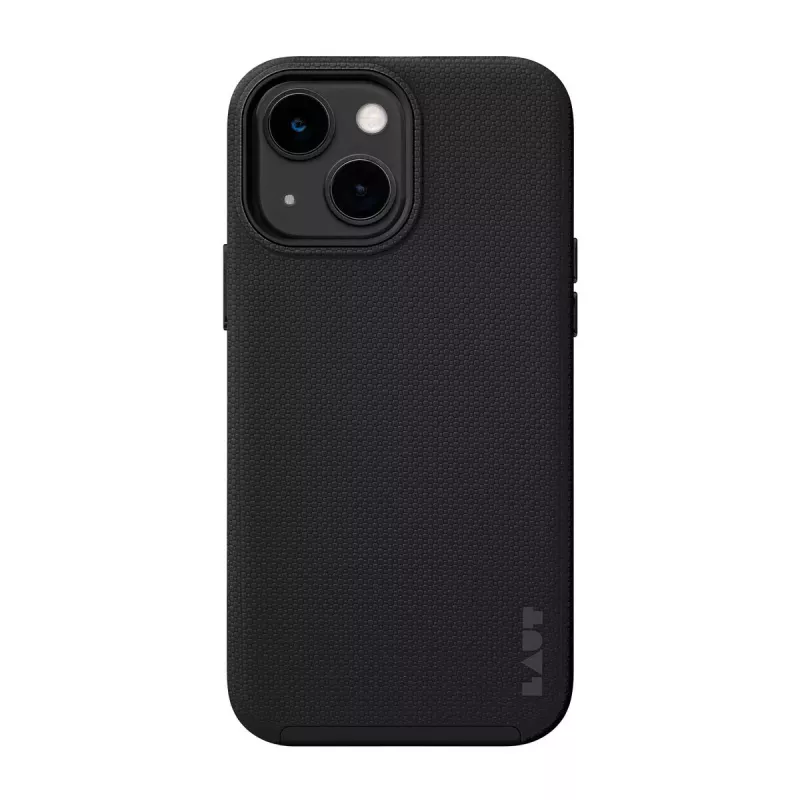 Apsauginis dėklas LAUT SHIELD, skirtas iPhone 15 (6,1 colio, juodas) — dėklas Apple iPhone 15
