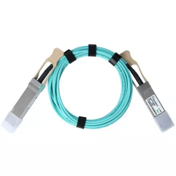 InfiniBand / šviesolaidinis kabelis BlueOptics QSFP56 į QSFP56 5 m oranžinis