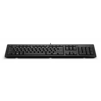 HP 125 laidinė klaviatūra, pilno dydžio, USB, membraninė, QWERTY, juoda