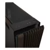 PC korpusas ASUS ProArt PA602 Wood Edition Midi Tower — juoda su medžiu, palaiko ATX/EATX, 2x200 mm priekyje, 1x140 mm gale