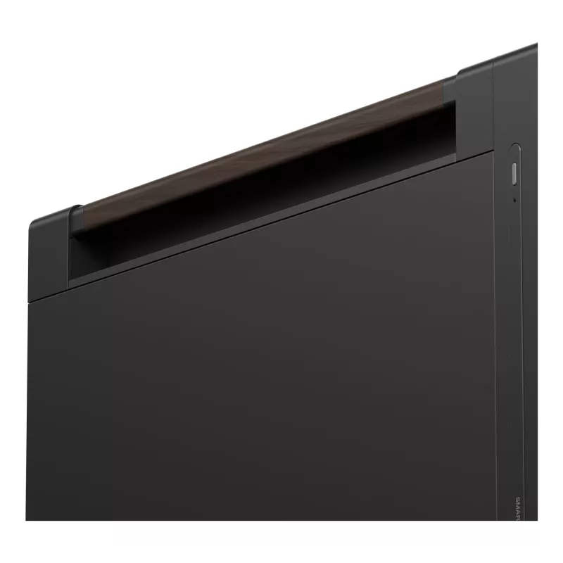 PC korpusas ASUS ProArt PA602 Wood Edition Midi Tower — juoda su medžiu, palaiko ATX/EATX, 2x200 mm priekyje, 1x140 mm gale