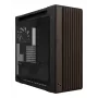 ASUS ProArt PA602 Wood Edition Modern Juoda – grūdinto stiklo skydas, midi bokštas, juoda, medis