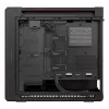 ASUS ProArt PA602 Wood Edition Modern Juoda – grūdinto stiklo skydas, midi bokštas, juoda, medis