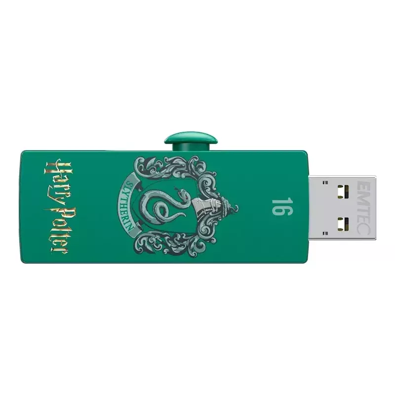 USB atmintinė EMTEC M730 Slytherin 16 GB, USB Type-A 2.0, slankioji, žalia