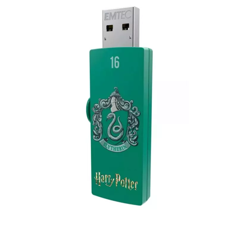 USB atmintinė EMTEC M730 Slytherin 16 GB, USB Type-A 2.0, slankioji, žalia