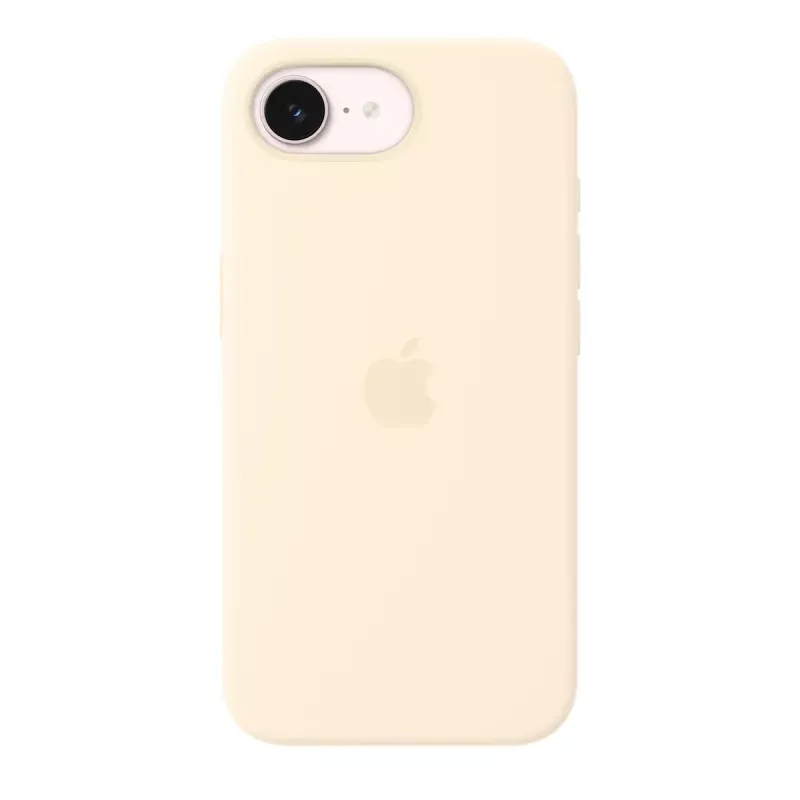 Silikoninis dėklas su MagSafe, skirtas Apple iPhone 17e — Vanilla, 6,1 colio (15,5 cm) ekranams