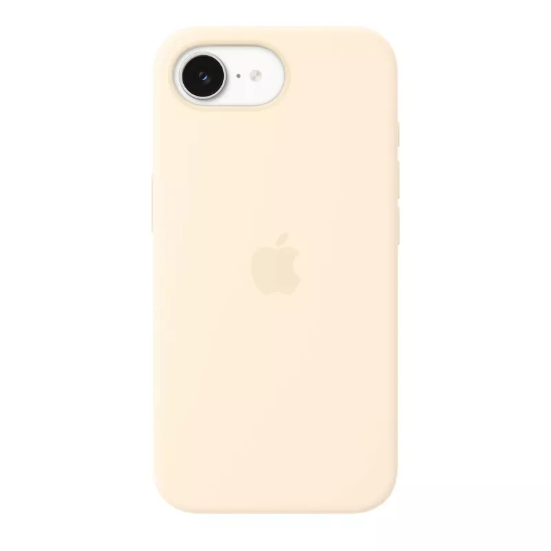 Silikoninis dėklas su MagSafe, skirtas Apple iPhone 17e — Vanilla, 6,1 colio (15,5 cm) ekranams