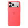 Apsauginis silikoninis dėklas su MagSafe, skirtas Apple iPhone 17 Pro Max — Bright Guava (raudona), tinka 6,9 colio