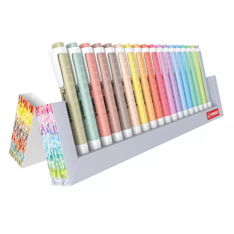 Marker STABILO swing cool 18 vnt. Chisel tip Multicolour