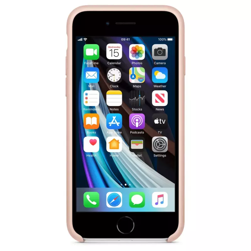 Dėklas Apple iPhone SE Silikoninis - Pink Sand