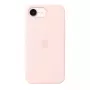 Silicone Case with MagSafe for iPhone 17e by Apple — Soft Pink, 6.1 colio (15.5 cm) ekranui